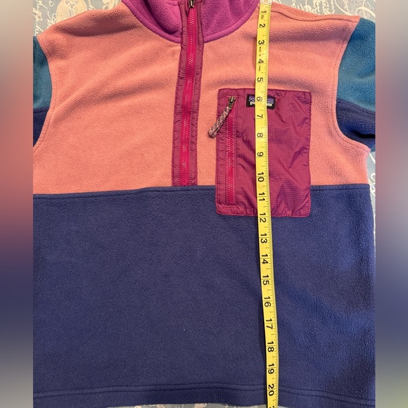 Patagonia Kids' Colorblock Fleece Pullover - Picture 7 of 10